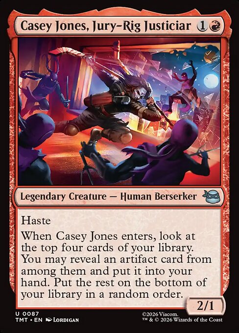 Casey Jones, Jury-Rig Justiciar - Teenage Mutant Ninja Turtles