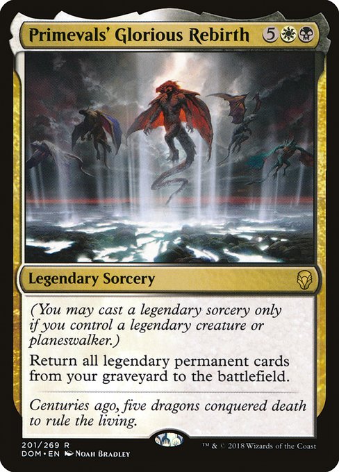 Primevals' Glorious Rebirth (Foil) - Dominaria