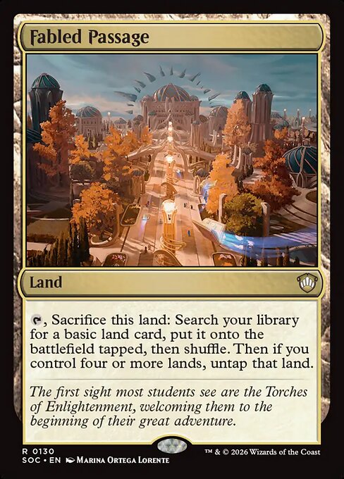Fabled Passage - Commander: Secrets of Strixhaven