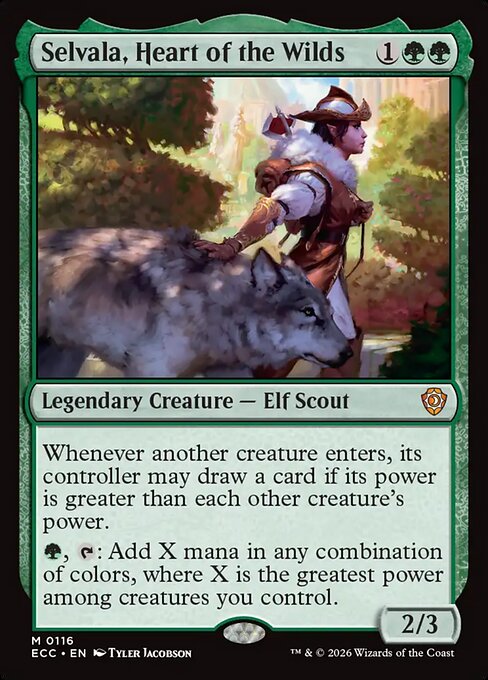 Selvala, Heart of the Wilds - Commander: Lorwyn Eclipsed
