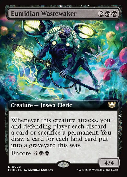 Eumidian Wastewaker (Extended Art) - Commander: Edge of Eternities