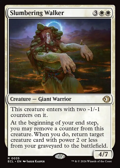 Slumbering Walker - Lorwyn Eclipsed