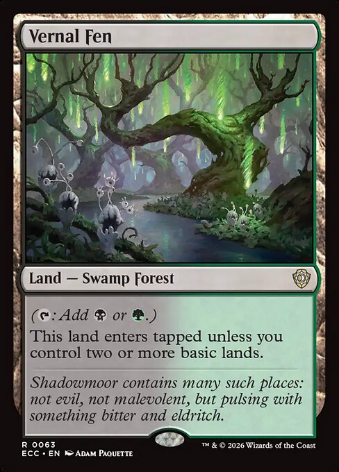 Vernal Fen - Commander: Lorwyn Eclipsed