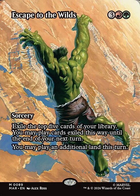 Escape to the Wilds (Borderless) - Marvel Universe Eternal-Legal