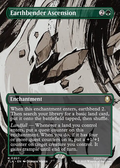 Earthbender Ascension (Borderless) (Foil) - Avatar: The Last Airbender