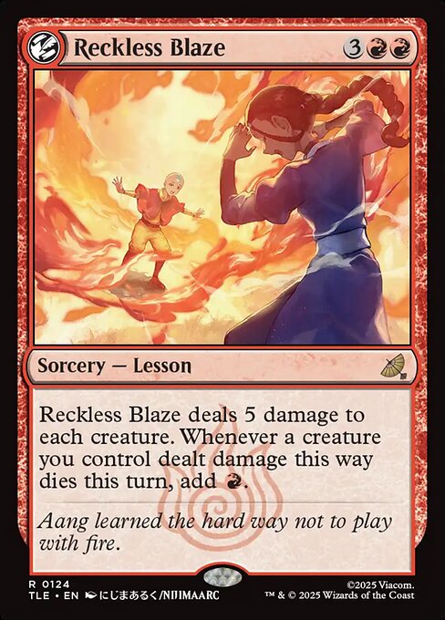Reckless Blaze (Foil) - Avatar: The Last Airbender: Eternal-Legal