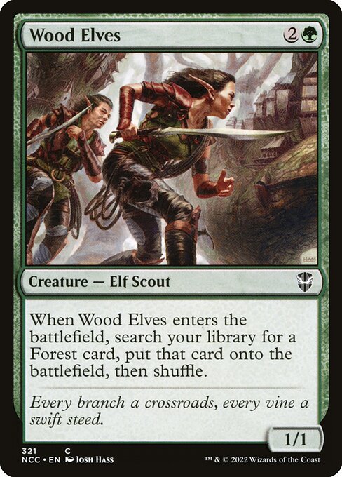 Wood Elves - Commander: Streets of New Capenna