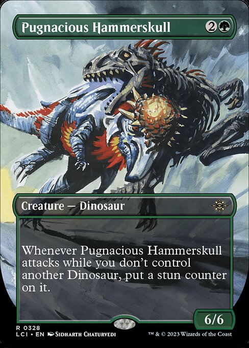 Pugnacious Hammerskull (Borderless) - The Lost Caverns of Ixalan