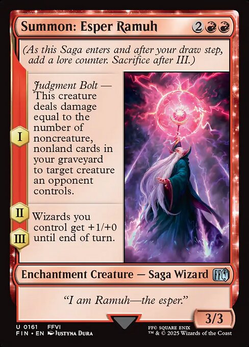 Summon: Esper Ramuh (Foil) - FINAL FANTASY