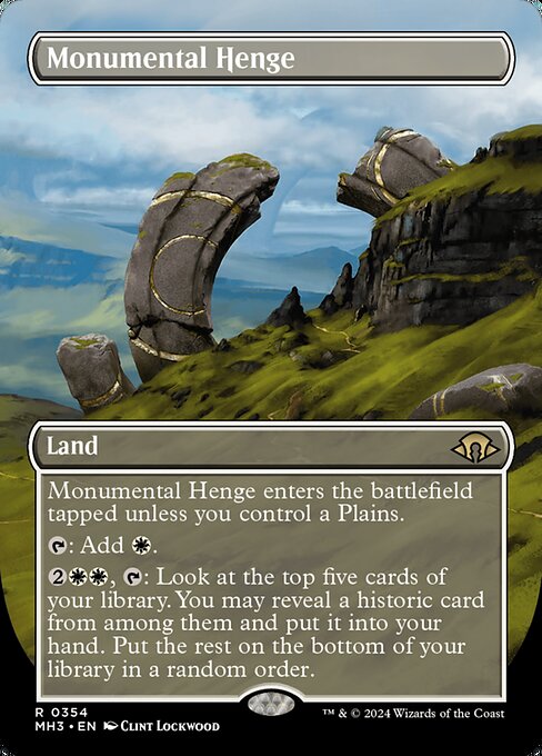 Monumental Henge (Borderless) (Foil) - Modern Horizons 3
