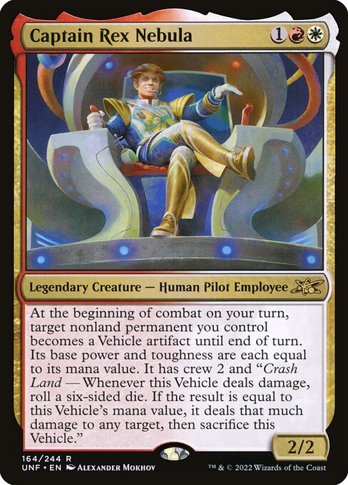 Captain Rex Nebula (Showcase) (Foil) - Unfinity