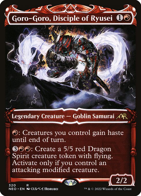 Goro-Goro, Disciple of Ryusei (Showcase) - Kamigawa: Neon Dynasty