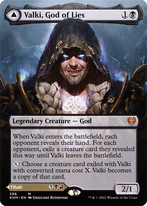 Valki, God of Lies (Borderless) - Kaldheim