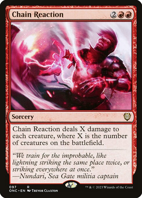 Chain Reaction - Commander: Phyrexia: All Will Be One
