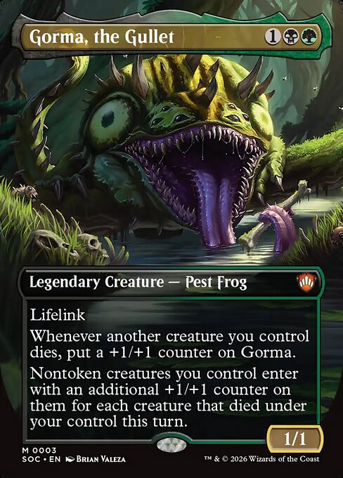 Gorma, the Gullet (Borderless) - Commander: Secrets of Strixhaven