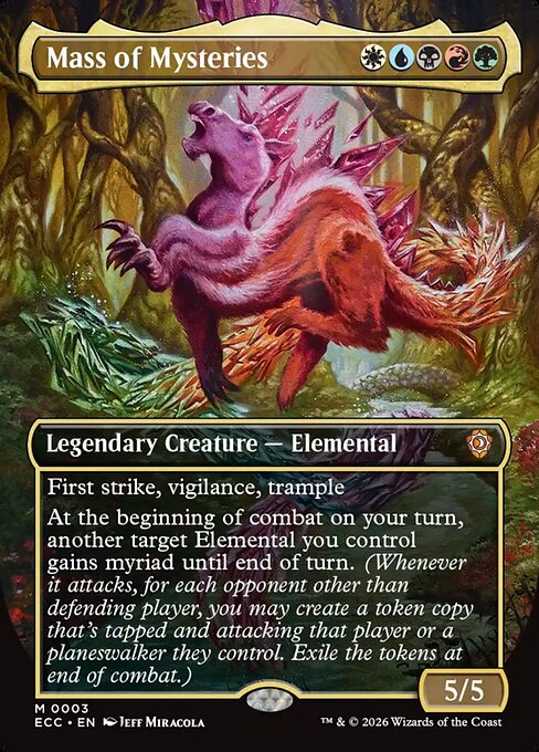 Mass of Mysteries (Borderless) - Commander: Lorwyn Eclipsed