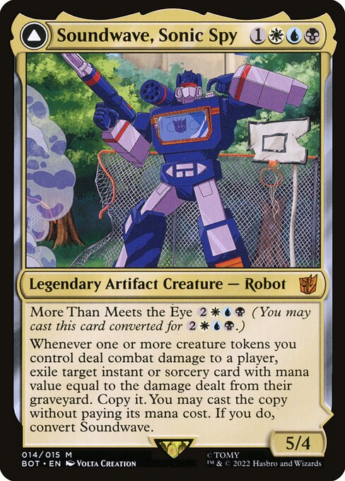 Soundwave, Sonic Spy - Universes Beyond: Transformers