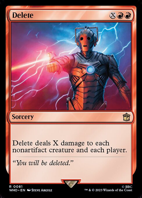 Delete - Universes Beyond: Doctor Who
