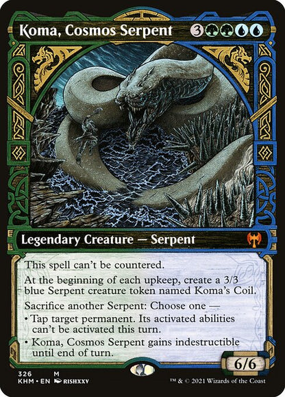 Koma, Cosmos Serpent (Showcase) - Kaldheim