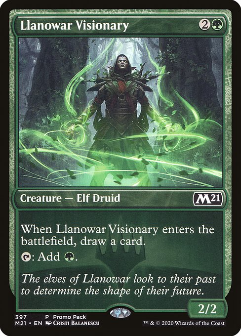 Llanowar Visionary - Promo Pack: Core Set 2021