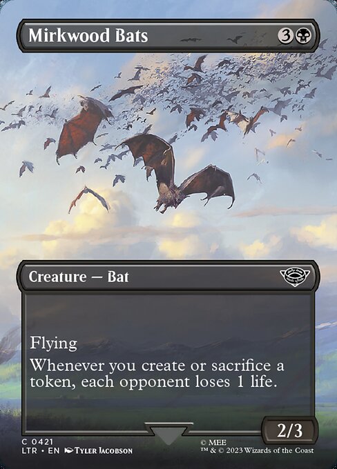 Mirkwood Bats (Borderless) - Universes Beyond: The Lord of the Rings: Tales of Middle-earth