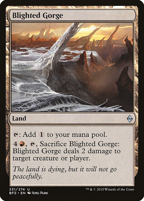 Blighted Gorge - Battle for Zendikar