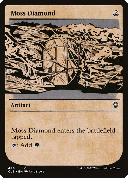 Moss Diamond (Showcase) - Commander Legends: Battle for Baldur's Gate