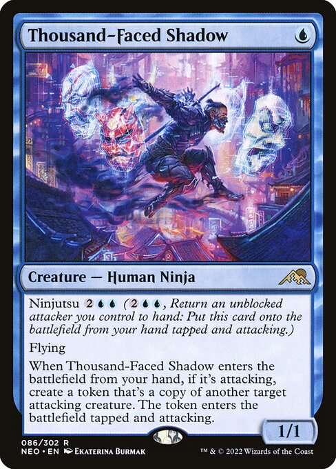 Thousand-Faced Shadow (Showcase) - Kamigawa: Neon Dynasty