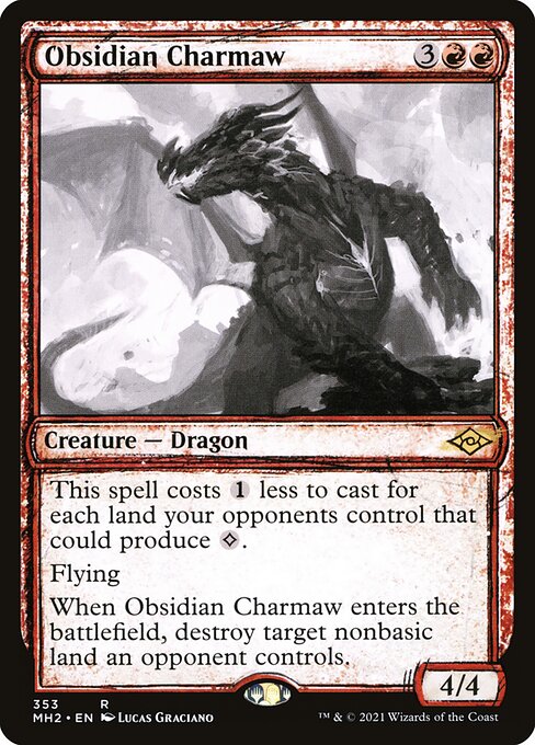 Obsidian Charmaw (Showcase) - Modern Horizons 2
