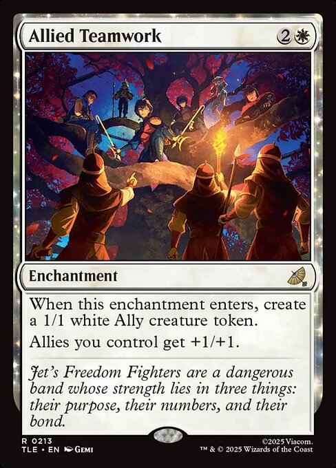 Allied Teamwork (Foil) - Avatar: The Last Airbender: Eternal-Legal