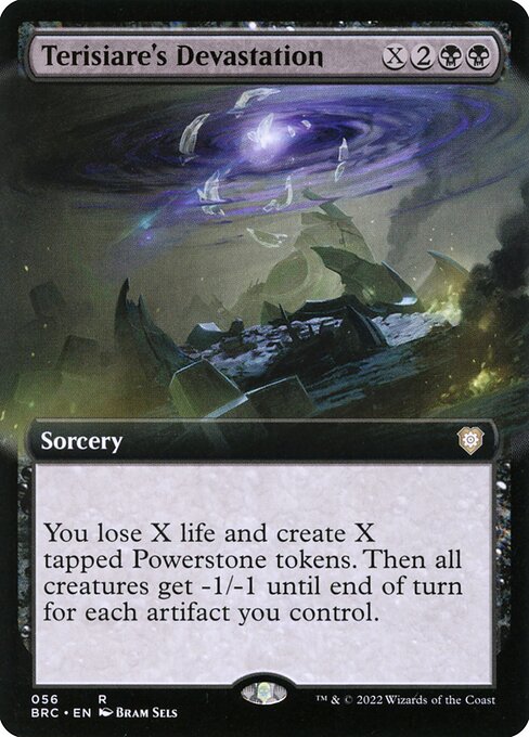 Terisiare's Devastation (Extended Art) - Commander: The Brothers' War