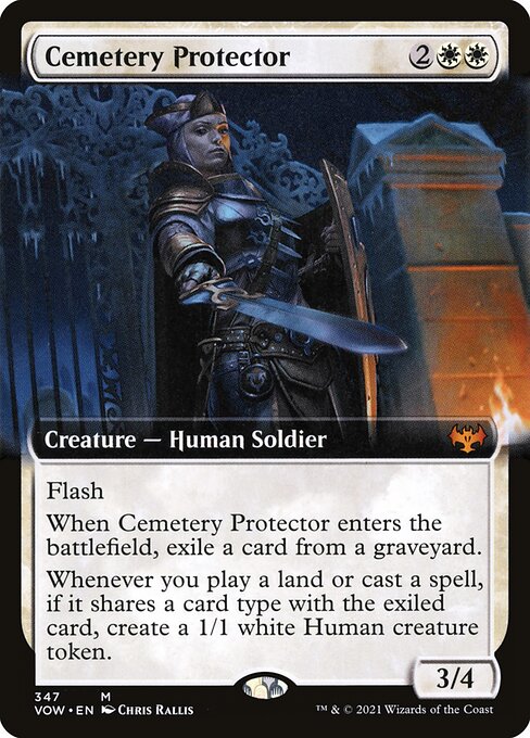 Cemetery Protector (Extended Art) - Innistrad: Crimson Vow