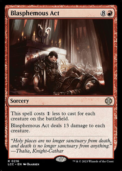 Blasphemous Act - Commander: The Lost Caverns of Ixalan