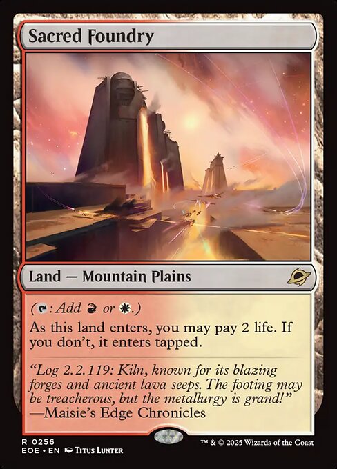 Sacred Foundry - Edge of Eternities