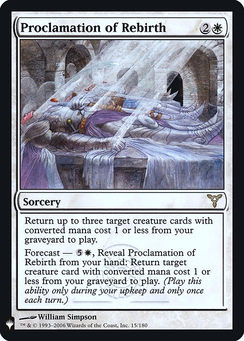 Proclamation of Rebirth (Foil) - The List Reprints