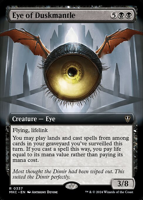 Eye of Duskmantle (Extended Art) - Commander: Murders at Karlov Manor