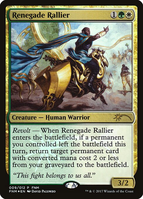 Renegade Rallier - FNM Promos