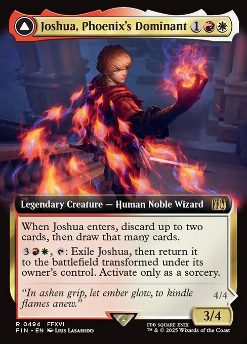 Joshua, Phoenix's Dominant (Extended Art) - FINAL FANTASY
