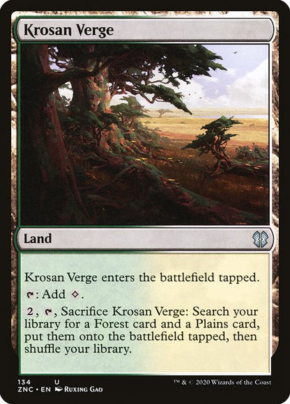 Krosan Verge - Commander: Zendikar Rising