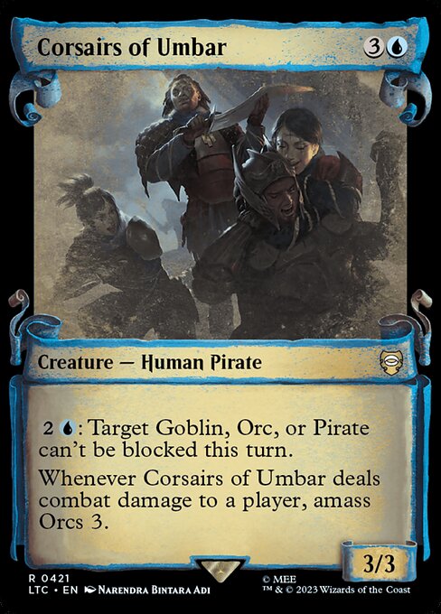 Corsairs of Umbar (Showcase Scrolls) - Commander: The Lord of the Rings: Tales of Middle-earth