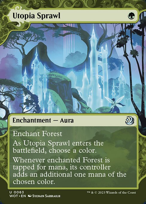 Utopia Sprawl (Foil) - Wilds of Eldraine: Enchanting Tales