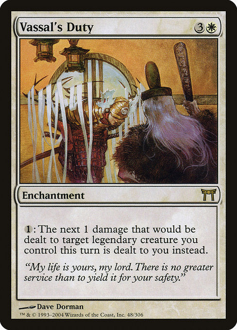 Vassal's Duty - Champions of Kamigawa