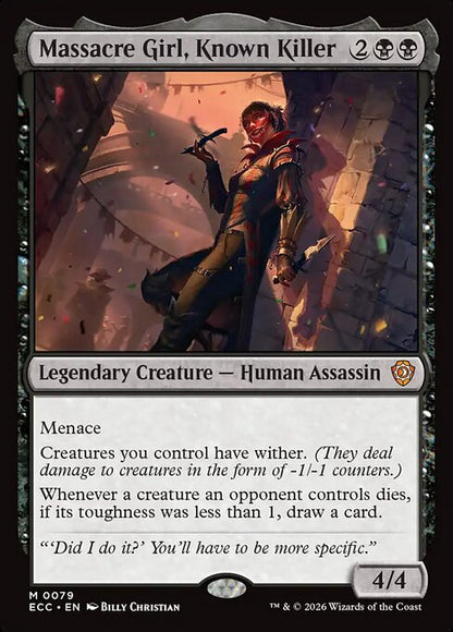 Massacre Girl, Known Killer - Commander: Lorwyn Eclipsed