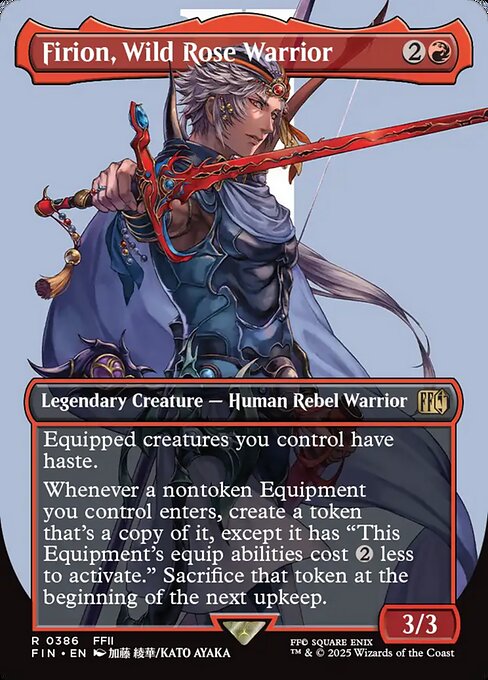 Firion, Wild Rose Warrior (Borderless) (Foil) - FINAL FANTASY