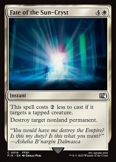 Fate of the Sun-Cryst (Foil) - FINAL FANTASY
