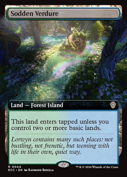 Sodden Verdure (Extended Art) - Commander: Lorwyn Eclipsed