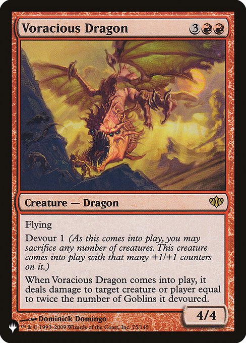 Voracious Dragon - The List Reprints
