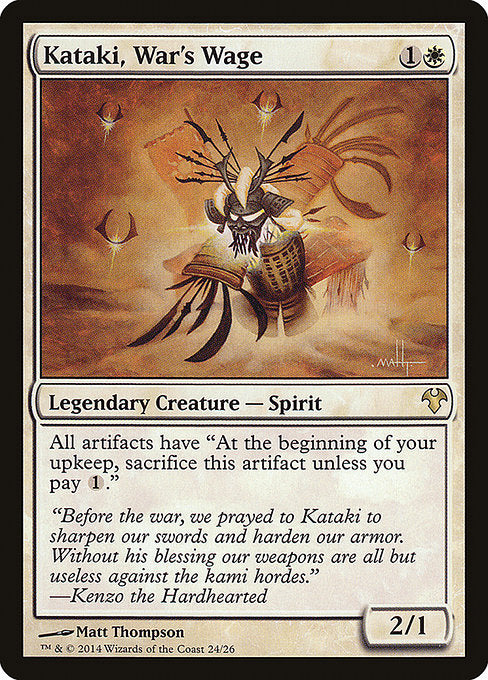 Kataki, War's Wage - Magic Modern Event Deck