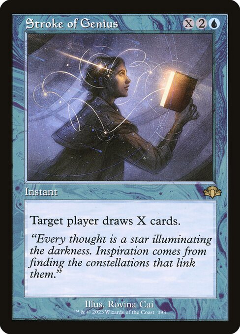 Stroke of Genius (Retro Frame) - Dominaria Remastered