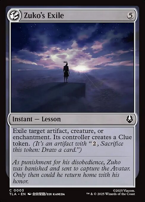 Zuko's Exile (Foil) - Avatar: The Last Airbender